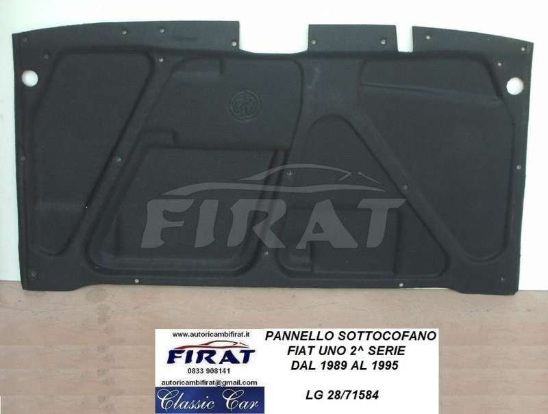 PANNELLO SOTTOCOFANO FIAT UNO 89 - 95